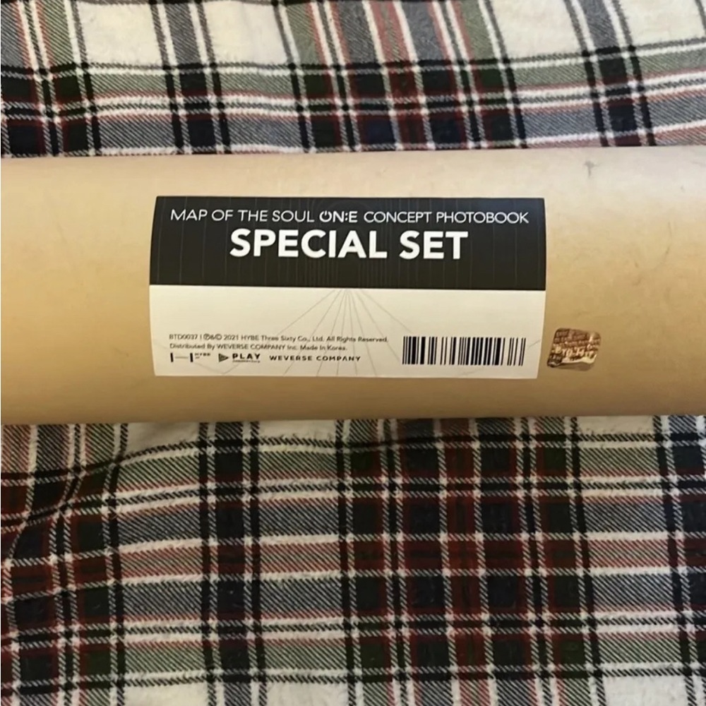 bts mots on:e photobook first edition poster set